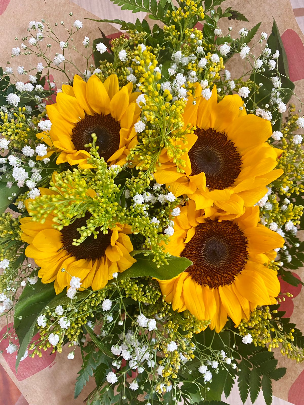 Buquê de girassóis da Buquê de Amor Belém